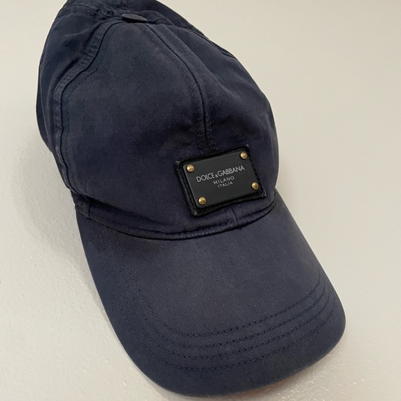Dolce and Gabbana Logo Patch Baseball Hat - Picture 1 of 7